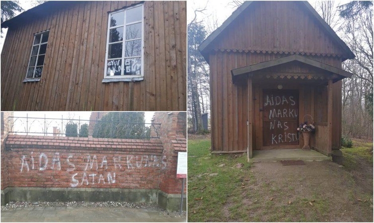 Vandalizmas Kretingos rajone: vyriškiui terlioti pastatus liepė balsai