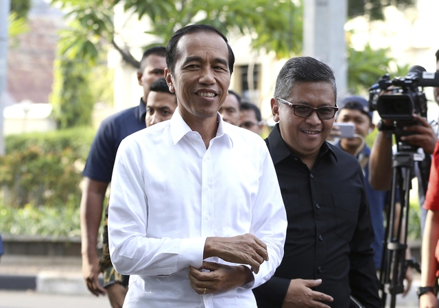Indonezijos prezidentas J. Widodo perrinktas antrai kadencijai
