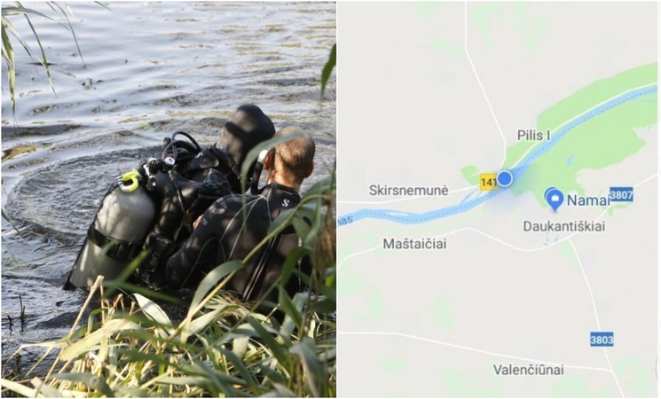 Sūnaus nerandanti motina maldauja Nemuno grąžinti jo kūną: tęsiama paieška