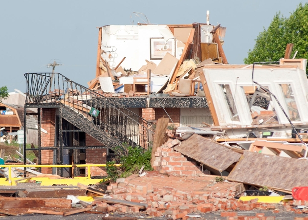 Per dvi dienas JAV užfiksuoti 55 tornadai: žuvo šeši žmonės