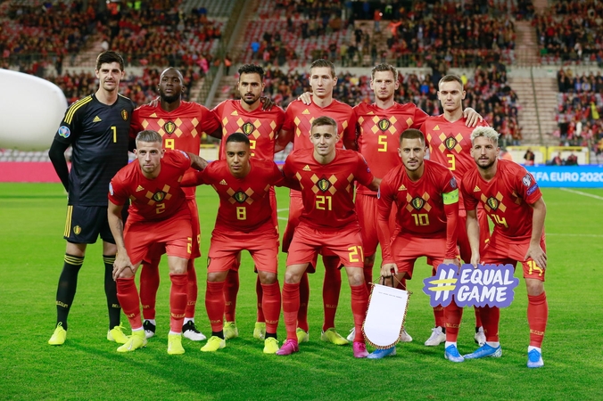 Belgijos futbolininkai užsitikrino vietą Europos čempionate