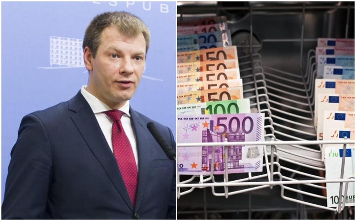 Finansų ministras: pinigų plovimo tema pradedama eskaluoti prieš rinkimus