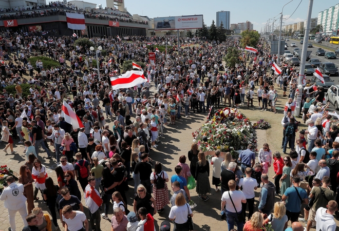 Baltarusijos ambasadorius Slovakijoje išreiškė paramą protestuotojams