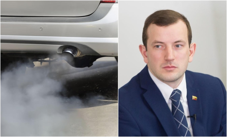 V. Sinkevičius: reikia nepamiršti alternatyvų automobilių taršos mokesčiui