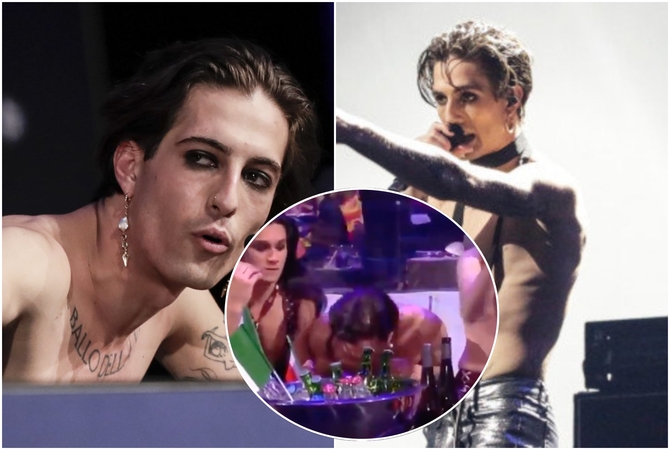 „Eurovizijos“ organizatoriai: Italijos atstovų grupės vokalistas atliks savanorišką narkotikų testą
