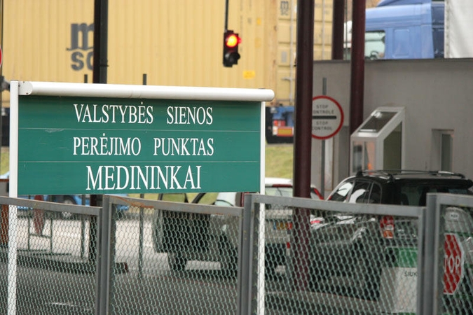 Alkoholio padauginęs baltarusis Medininkų punkte apšlapino autobusą 