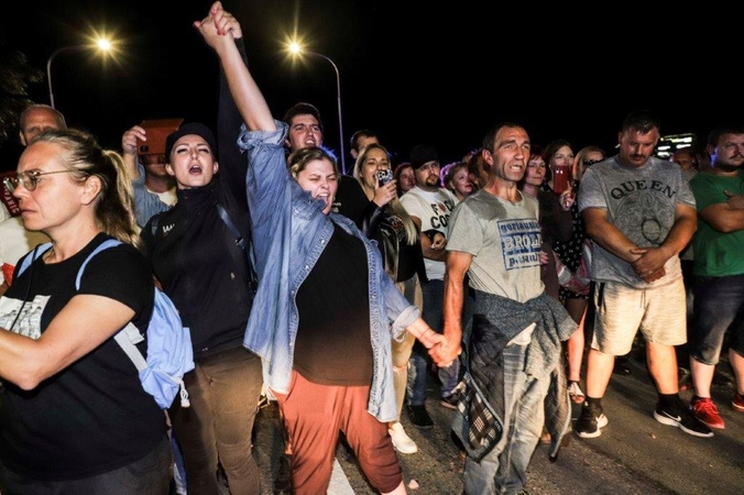 Tyrimas: aršiausiems riaušių prie Seimo dalyviams pareikšti įtarimai.
