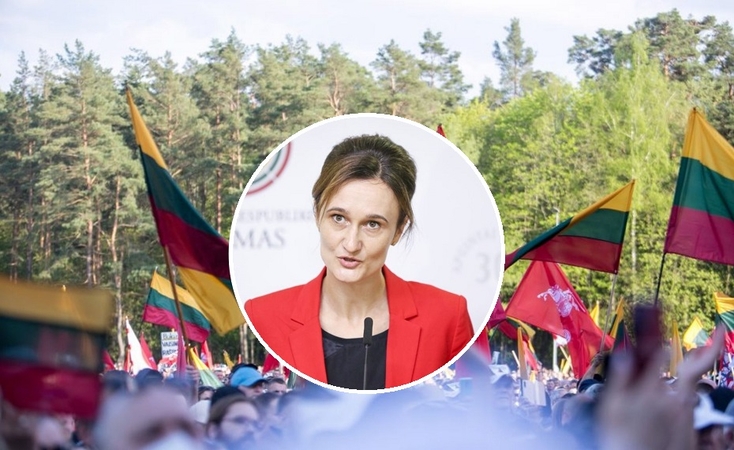 Seimo pirmininkė neatmeta galimybės pasisakyti Šeimų sąjūdžio mitinge