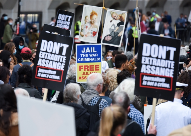 Londone tęsiamas „Wikileaks“ įkūrėjo J. Assange'o ekstradicijos svarstymas
