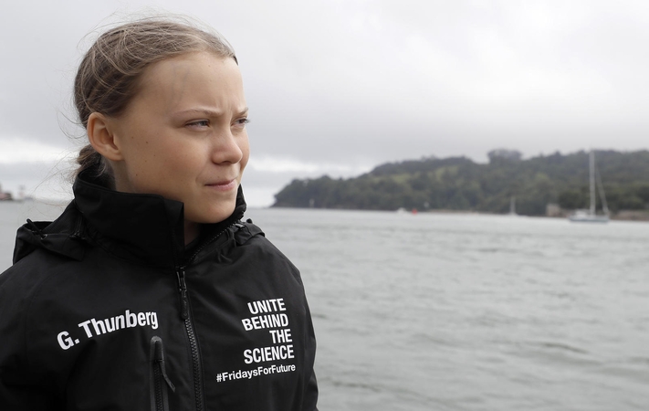 Klimato aktyvistė G. Thunberg rengiasi išvykti į Europą – laukia nauji nuotykiai