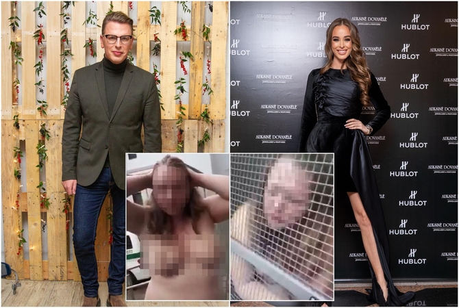 Po internete išplitusio nuogos moters vaizdo įrašo – žinomų žmonių kritika policijai