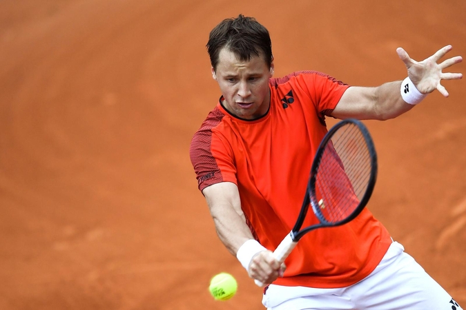 Tenisininkas R. Berankis pasaulio reitinge nukrito į 70-ąją vietą