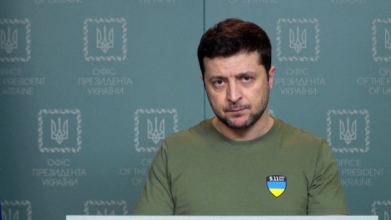 V. Zelenskis žada atstatyti Ukrainą ir sako, kad Rusija tai apmokės