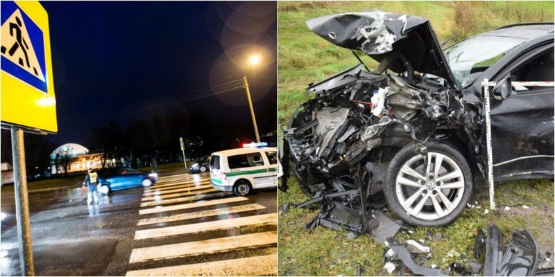 Pirmadienis šalies keliuose: labiausiai nukentėjo pėstieji