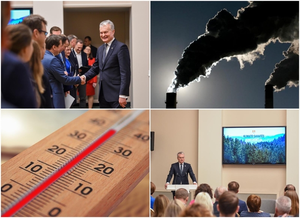 Prezidentas apie klimato kaitą: būtina vertinti visų sprendimų poveikį aplinkai