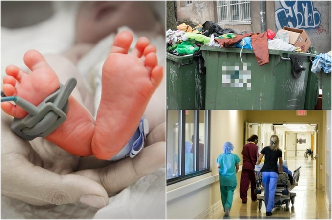 Sukrečianti prie konteinerio rasto kūdikio istorija: apie motiną kalbama miglotai