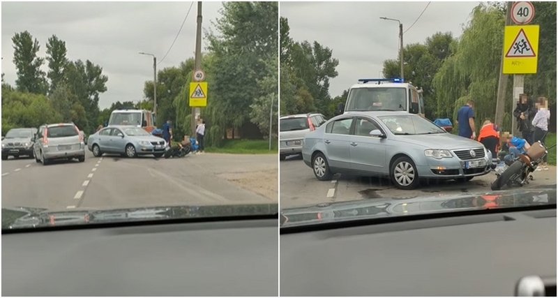Vilniuje – motociklo ir automobilio avarija: prireikė medikų pagalbos