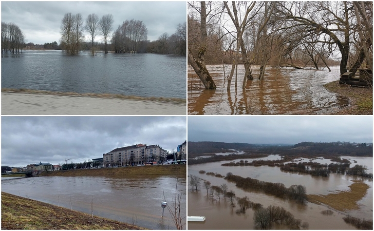 Dėl pakilusio vandens lygio Nemune semiamas pamarys, patvino ir Minija