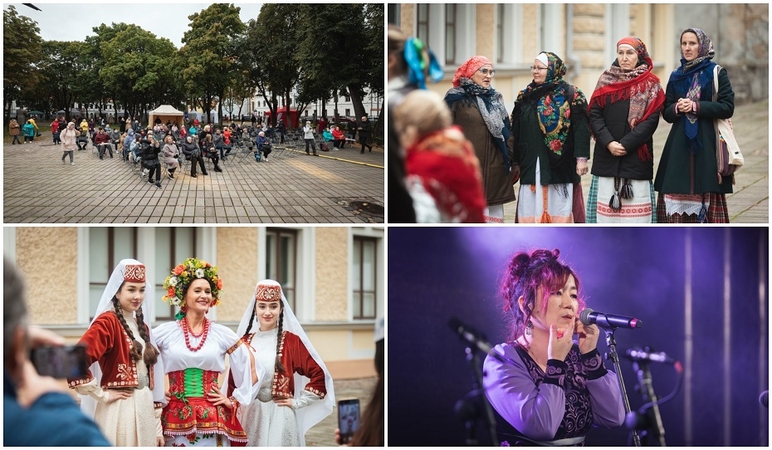 Istorinės Prezidentūros kiemelyje pražydo „Kultūrų sodas“