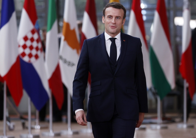 Kitą savaitę Lietuvoje lankysis Prancūzijos prezidentas E. Macronas su pirmąja ponia