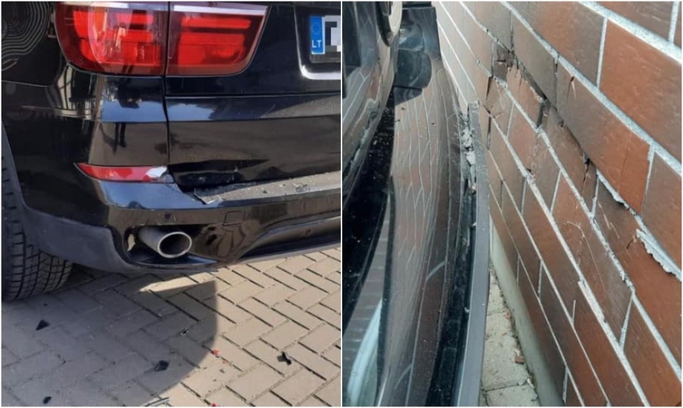 Kaunietė prašo pagalbos: apgadino BMW ir pabėgo iš įvykio vietos