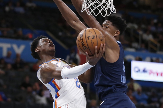 „Grizzlies“ be J. Valančiūno įveikė „Thunder“ krepšininkus