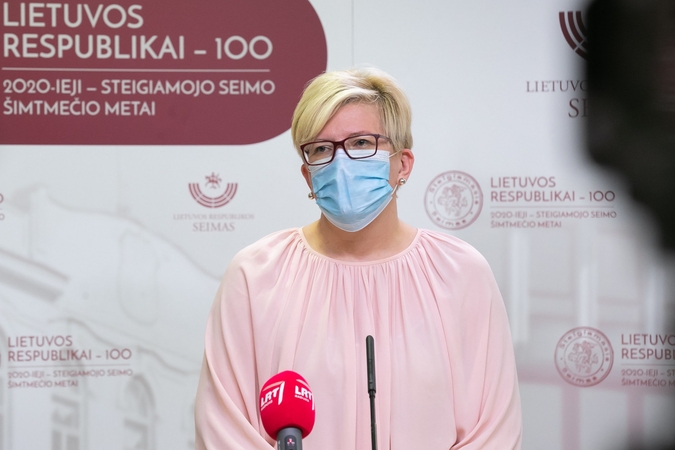 I. Šimonytė: Vyriausybės dalyvavimas svarstant kai kuriuos klausimus EVT būtų praktiškesnis