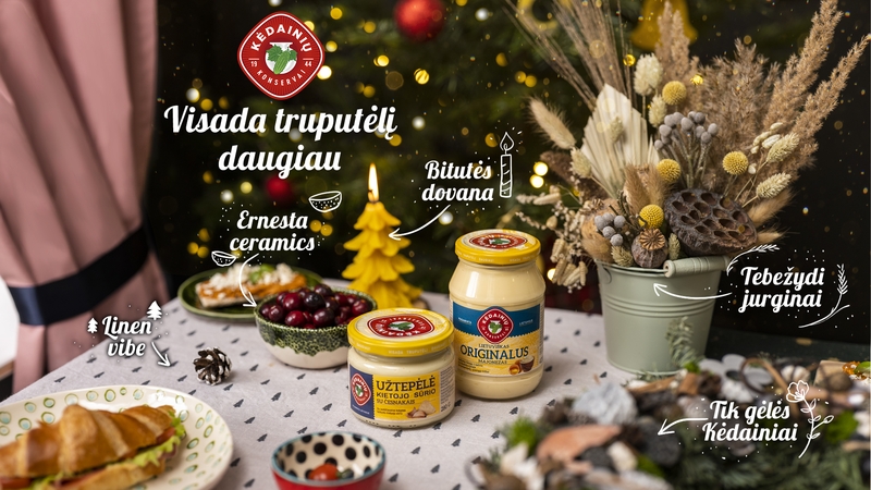 Visada truputėlį daugiau gėrio ir rūpesčio vieni kitais