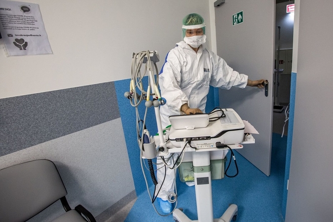 Ligoninėse šiuo metu gydomi 1256 COVID-19 pacientai, iš jų 116 – reanimacijoje