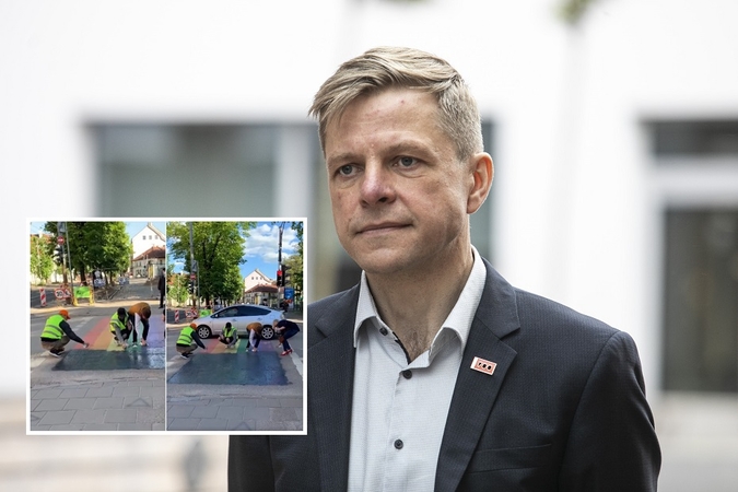 R. Šimašius: akivaizdu, kad perėją juodai uždažę asmenys ne „Black lives matter“ turėjo omenyje