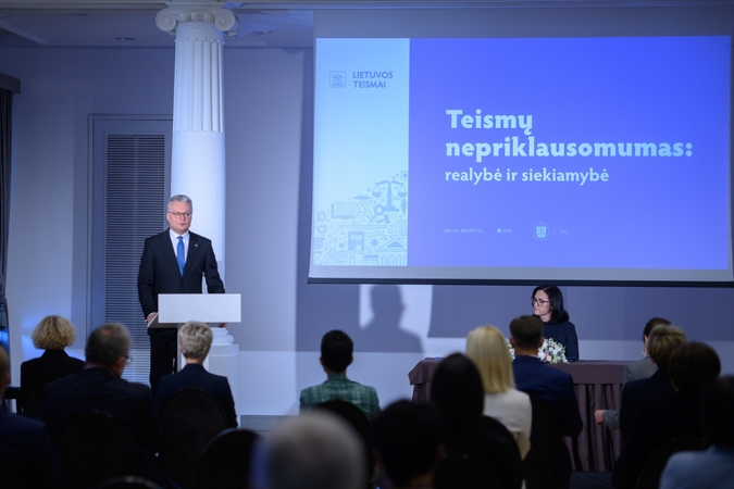 G. Nausėda: teismų nepriklausomumas neatsiejamas nuo atsakomybės