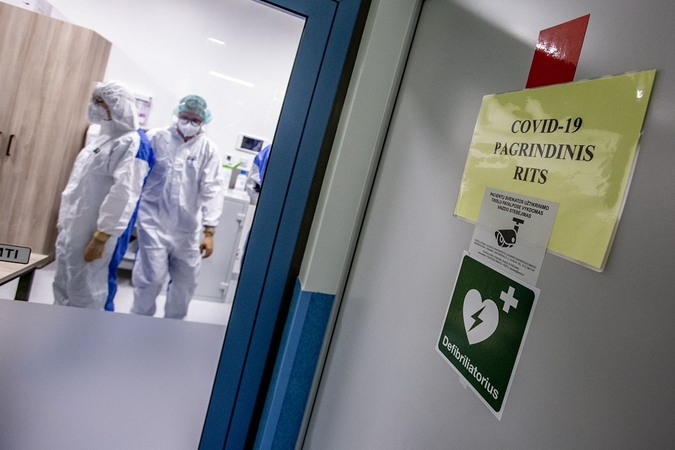 Ligoninėse šiuo metu gydomi 1167 COVID-19 pacientai, iš jų 110 – reanimacijoje