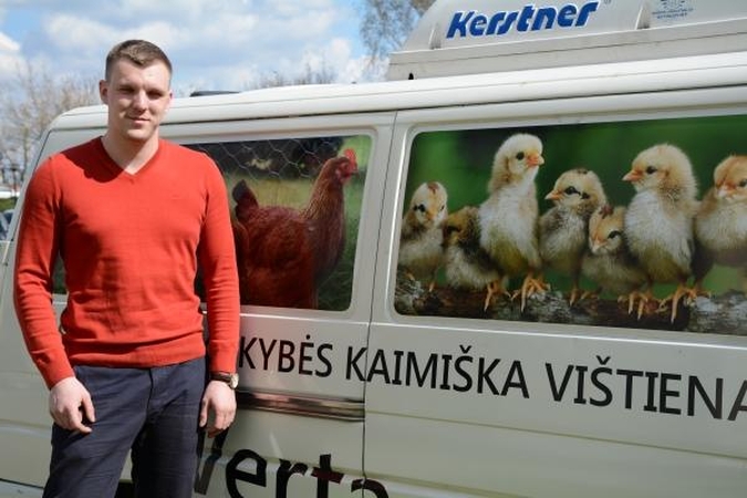 Po studijų universitete – prancūziškų viščiukų ūkis 