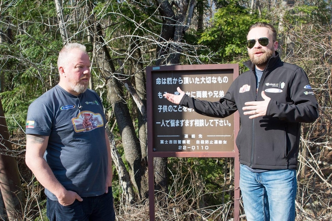 Savižudžių miške Japonijoje lankęsis M. Starkus: ta atmosfera labai slegia