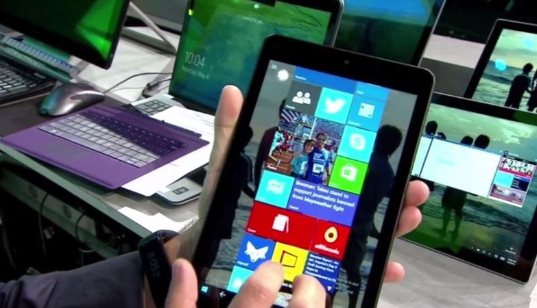 Kaip atrodys "Windows 10" planšetėje su 8'' ekranu? 