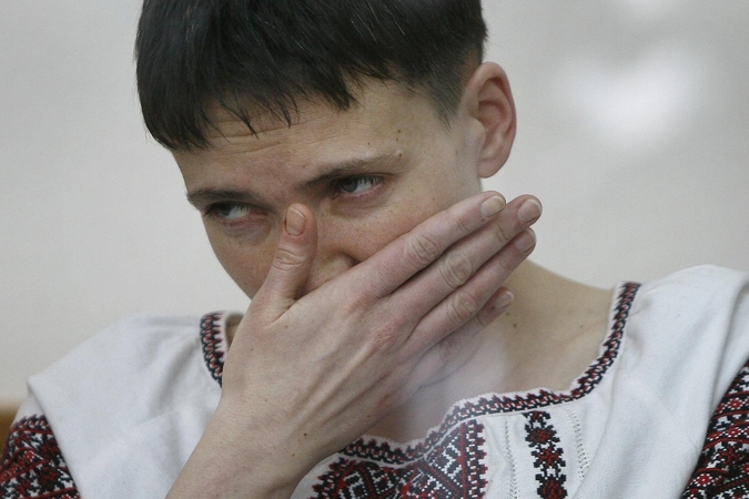 Rusijoje teisiama Ukrainos lakūnė atsisako nutraukti bado streiką
