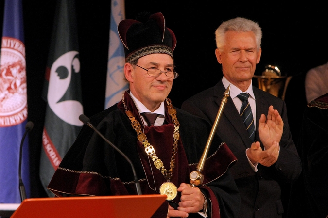 VDU rektoriaus inauguracijoje skambėjo ir lotynų kalba