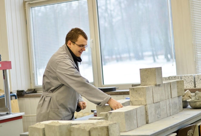 KTU mokslininkai sukūrė ypatingai stiprų betoną