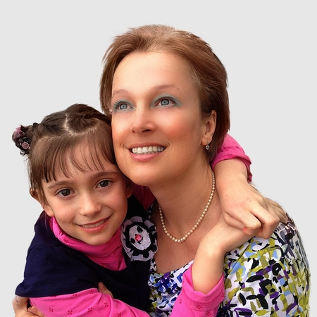Gintarė Jautakaitė su dukra