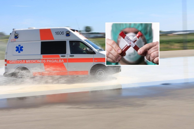 Naujas etapas: koronavirusas nustatytas vienam greitosios medikų 