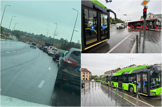 Dėl avarijos pačiame miesto centre – milžiniška spūstis net iki Vilijampolės