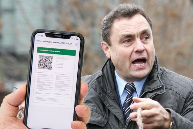 Policija aiškinasi, ar P. Gražulis lankėsi prekybos centre turėdamas galimybių pasą