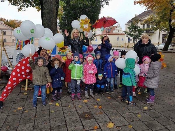 Kauno senamiestis nušvito mažųjų šypsenomis