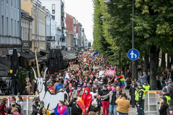 Laisvės alėjoje – didelio atgarsio sulaukusios LGBT eitynės (vaizdo įrašas)