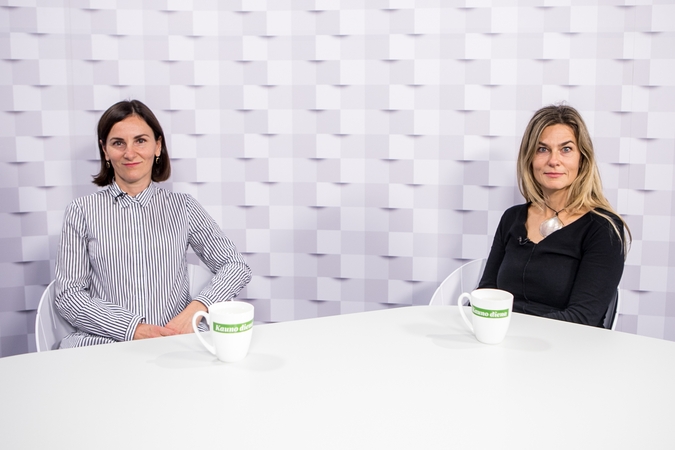 dr. Greta Pšemeneckienė (kairėje) ir Aida Gaižauskienė (dešinėje)
