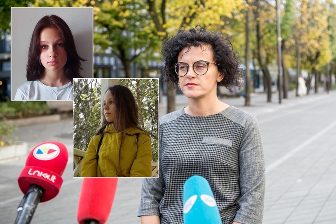 Daiva Brudnienė (dešinėje), dingusios nepilnametės