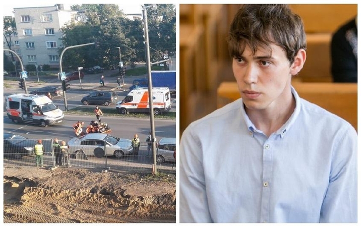 Būsena: prieš teismą stojęs K.Bartnikas, kurį atlydėjo mama ir sesuo, sunkiai tramdė jaudulį.