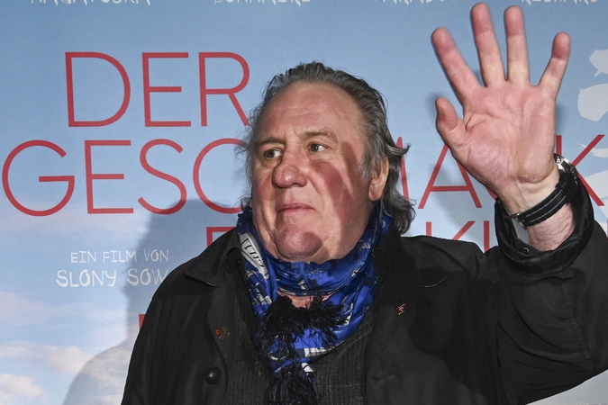 G. Depardieu spalį bus teisiamas dėl seksualinės prievartos