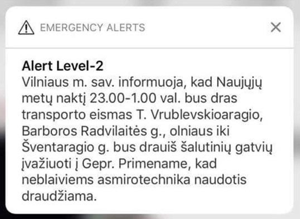 Internautai leipsta juokais: kažkas girtas prisiminė, kad reikia išsiųsti perspėjimą?