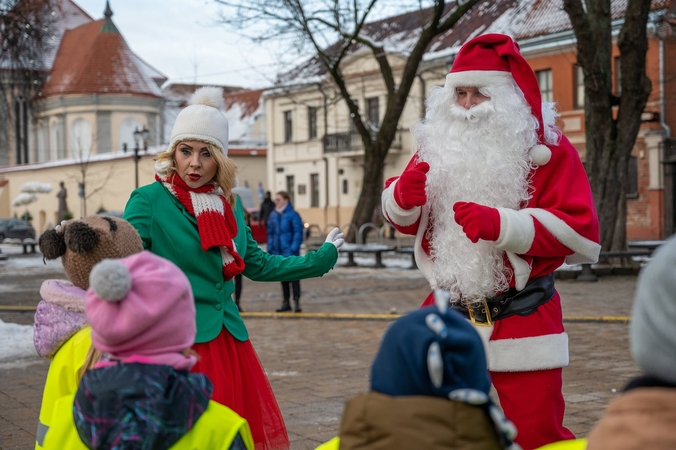 Prie Kalėdų eglės visą gruodį kauniečių laukia šventinės atrakcijos